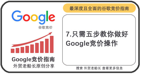 只需五步教你做好Google-Adwords-外贸老船长