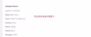 Contact Forms 邮件查看04
